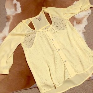 Daytrip yellow blouse
